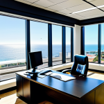 Home 4 세인트루시아의 금융 산업 - Modern Office in Santa Lucia**
"A bright, modern office interior in Santa Lucia, featuring local ar...