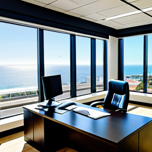 Home 16 세인트루시아의 금융 산업 - Modern Office in Santa Lucia**
"A bright, modern office interior in Santa Lucia, featuring local ar...